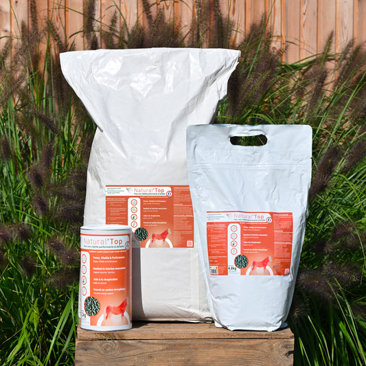 Natural’Top Natural Innov – Complément Cheval Vitalité & Prise Musculaire