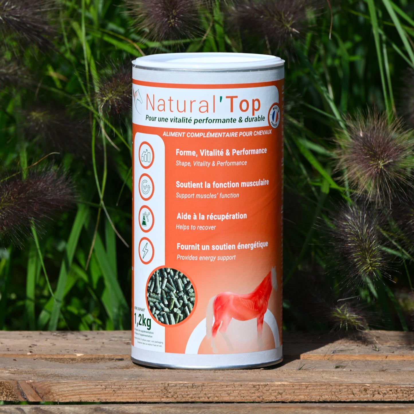 Natural’Top Natural Innov – Complément Cheval Vitalité & Prise Musculaire