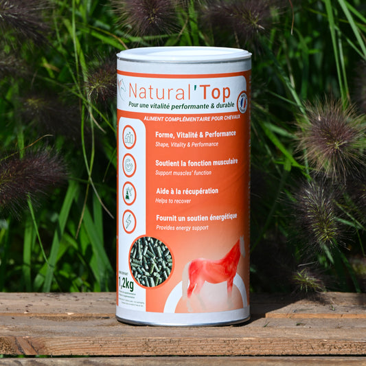 Natural’Top Natural Innov – Complément Cheval Vitalité & Prise Musculaire