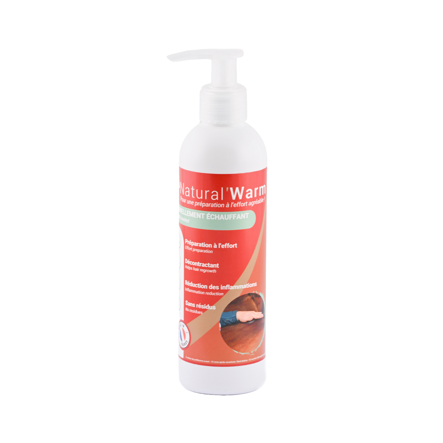 Natural’Warm Natural Innov – Gel Chauffant Bio Cheval Préparation et Récupération Musculaire