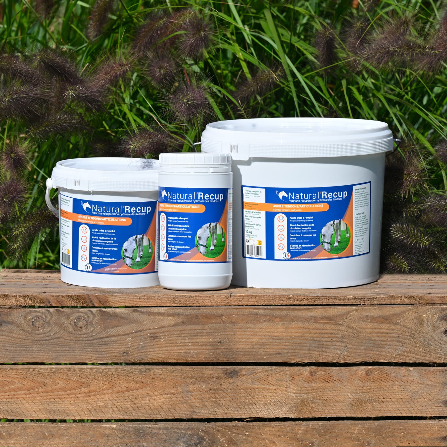 Natural’Recup Natural Innov – Argile Verte Cheval Récupération Tendons et Articulations