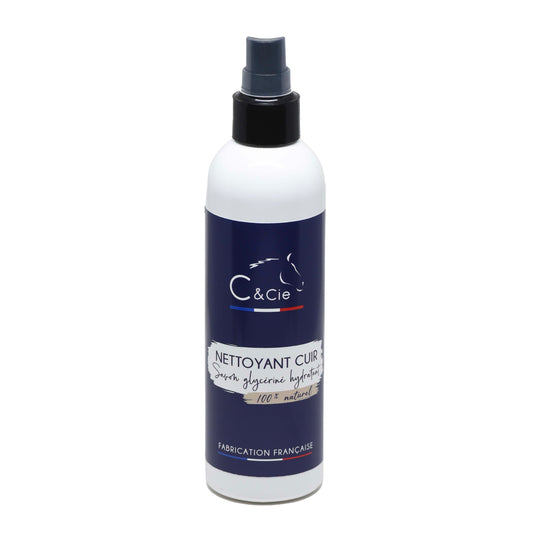 Nettoyant cuir naturel – Savon glycériné hydratant à l’huile de lin & cèdre - C&cie