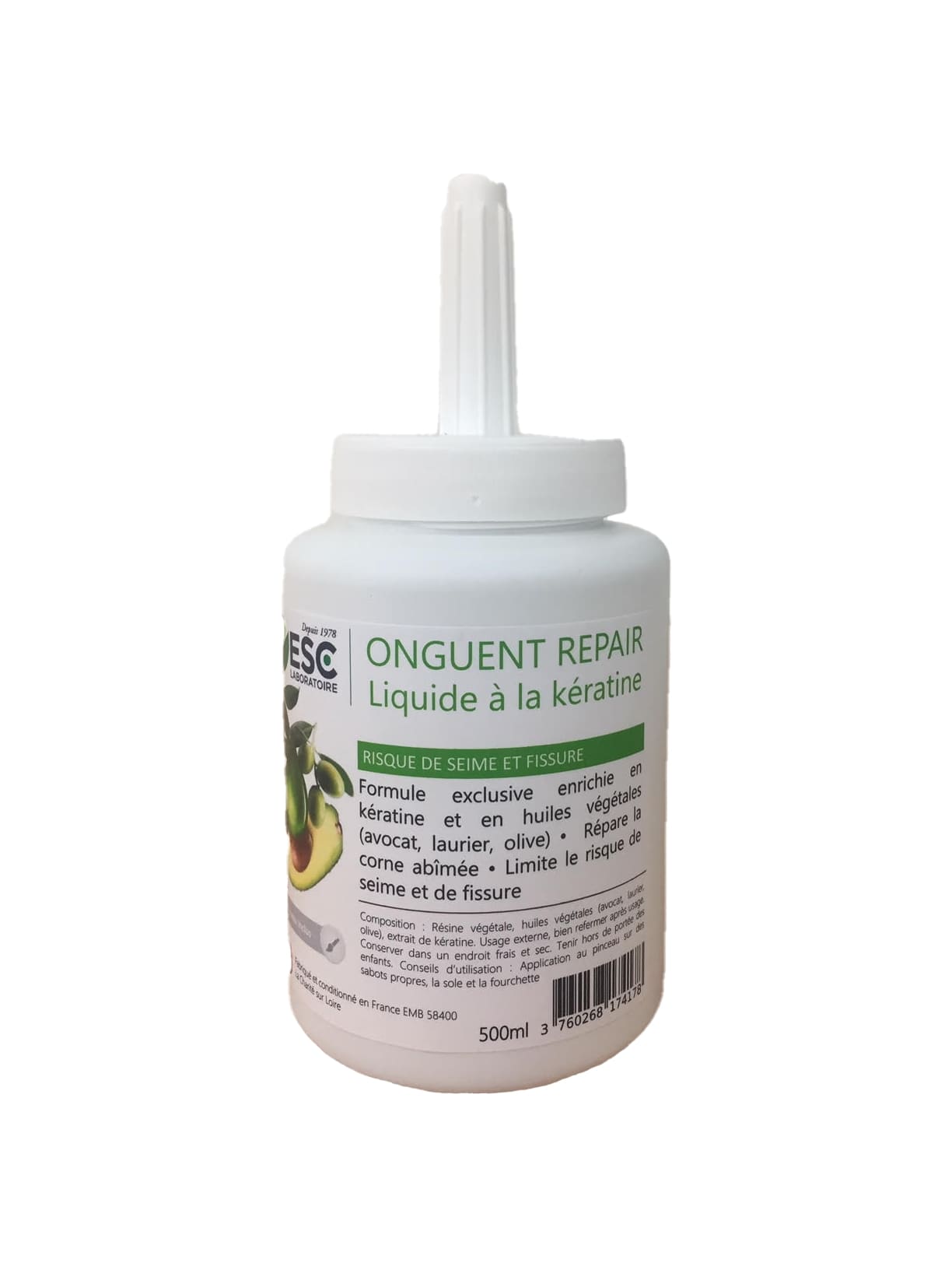 Onguent Repair Liquide pour sabots – Répare corne cassante & fissures | Kératine & huiles végétales ESC
