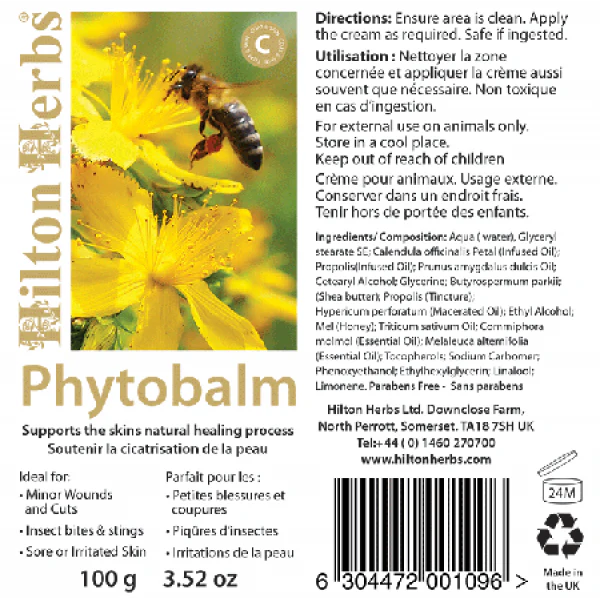 Phytobalm – Crème cicatrisante naturelle pour animaux - Hilton Herbs
