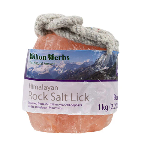 Pierre à sel de l’Himalaya rose pour chevaux – Minéraux naturels & oligoéléments essentiels - Hilton Herbs