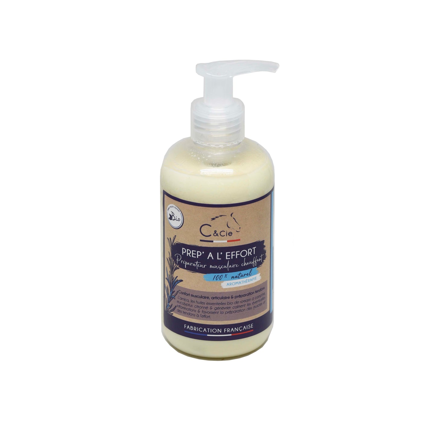 Prep à l’Effort C&cie – Gel Chauffant pour Préparer Muscles & Articulations du Cheval