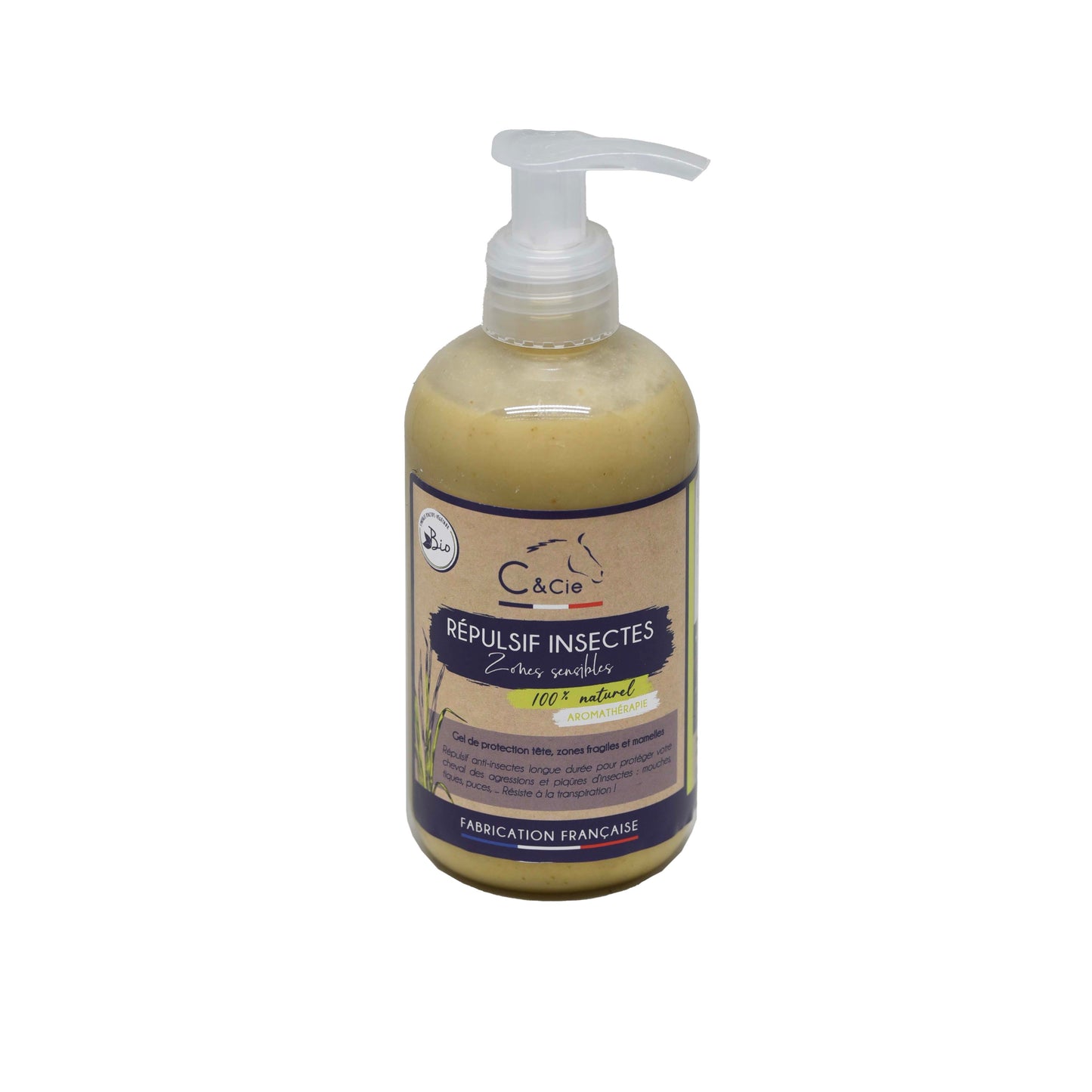 Gel Répulsif Insectes Cheval C&cie – Protection Naturelle et Efficace sans Insecticide