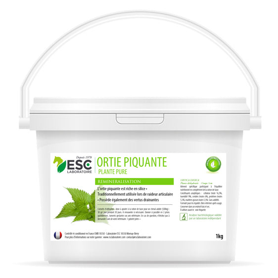 Ortie piquante cheval – Articulations et reminéralisation osseuse | ESC Laboratoire