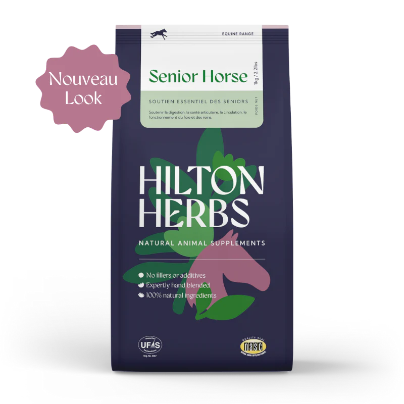 Senior Horse - Complément naturel pour chevaux seniors | Soutien digestion & articulations - Hilton Herbs