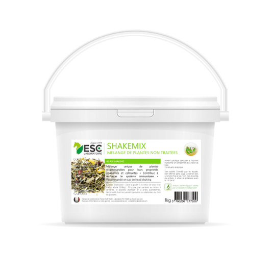 Shakemix cheval – Headshaking & plantes apaisantes | ESC
