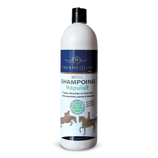 Shampoing répulsif naturel anti-tiques mouches et taons | Thermequin
