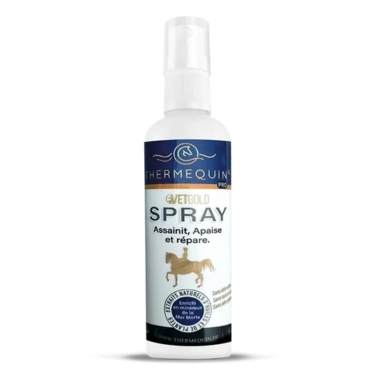 Spray apaisant peau et crins cheval – soin réparateur | Thermequin
