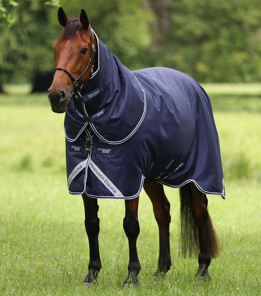 Couverture d’extérieur Stratus Series 600D 200 g avec couvre-cou classique - Premier Equine