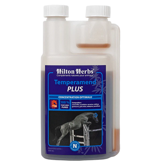 Temperamend PLUS – Complément anti-stress concentré pour chevaux de sport - Hilton Herbs