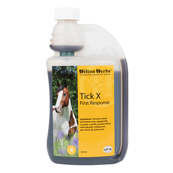 Tick X First Response – Soutien immunitaire du cheval contre les infections liées aux tiques - Hilton Herbs