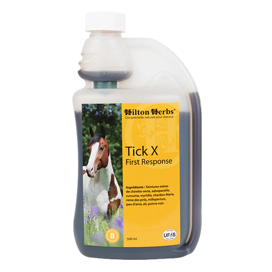Tick X First Response – Soutien immunitaire du cheval contre les infections liées aux tiques - Hilton Herbs