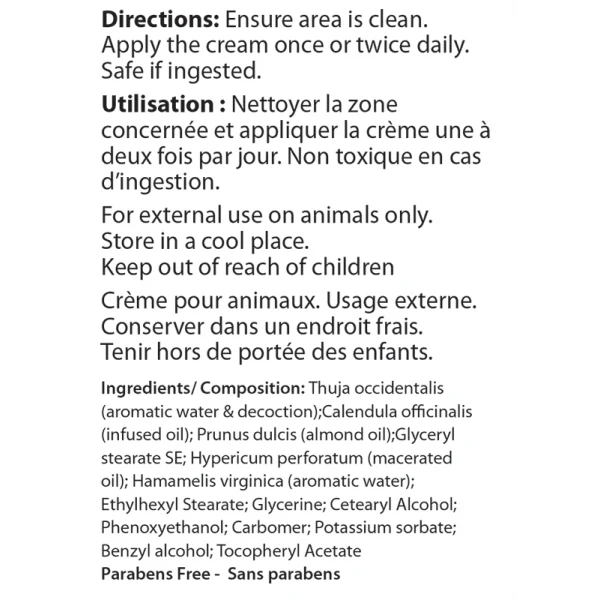 VireX – Crème naturelle pour sarcoïdes et verrues chez le cheval et le chien - Hilton Herbs