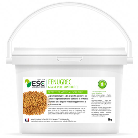 Fenugrec cheval – Masse musculaire & appétit | ESC