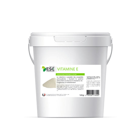 Vitamine E+ – Antioxydant naturel pour cheval, soutien immunitaire et résistance à l’effort - ESC