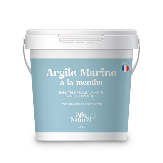Argile Marine Menthe Défatigante Musculaire Cheval | Allo Naturel