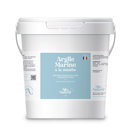 Argile Marine Menthe Défatigante Musculaire Cheval | Allo Naturel