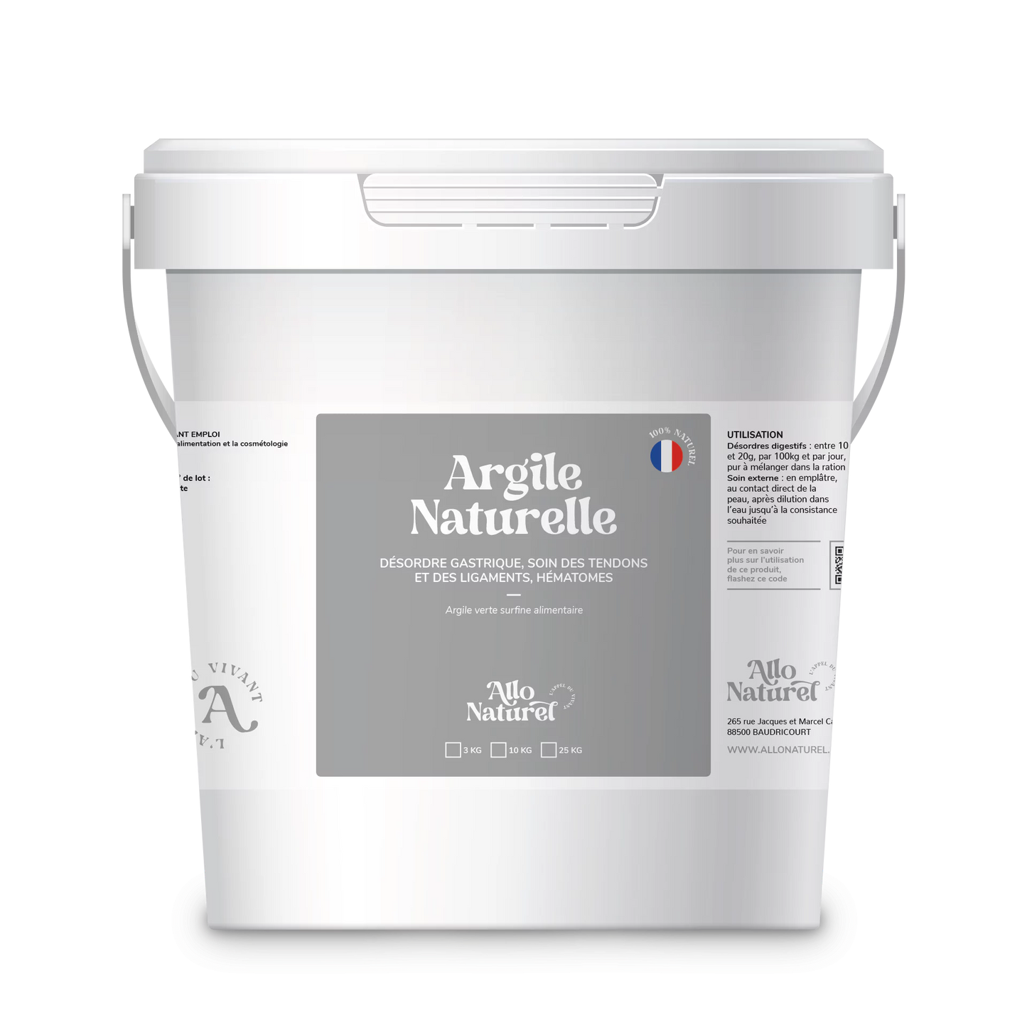 Argile Naturelle Digestif & Soin Externe Cheval | Allo Naturel
