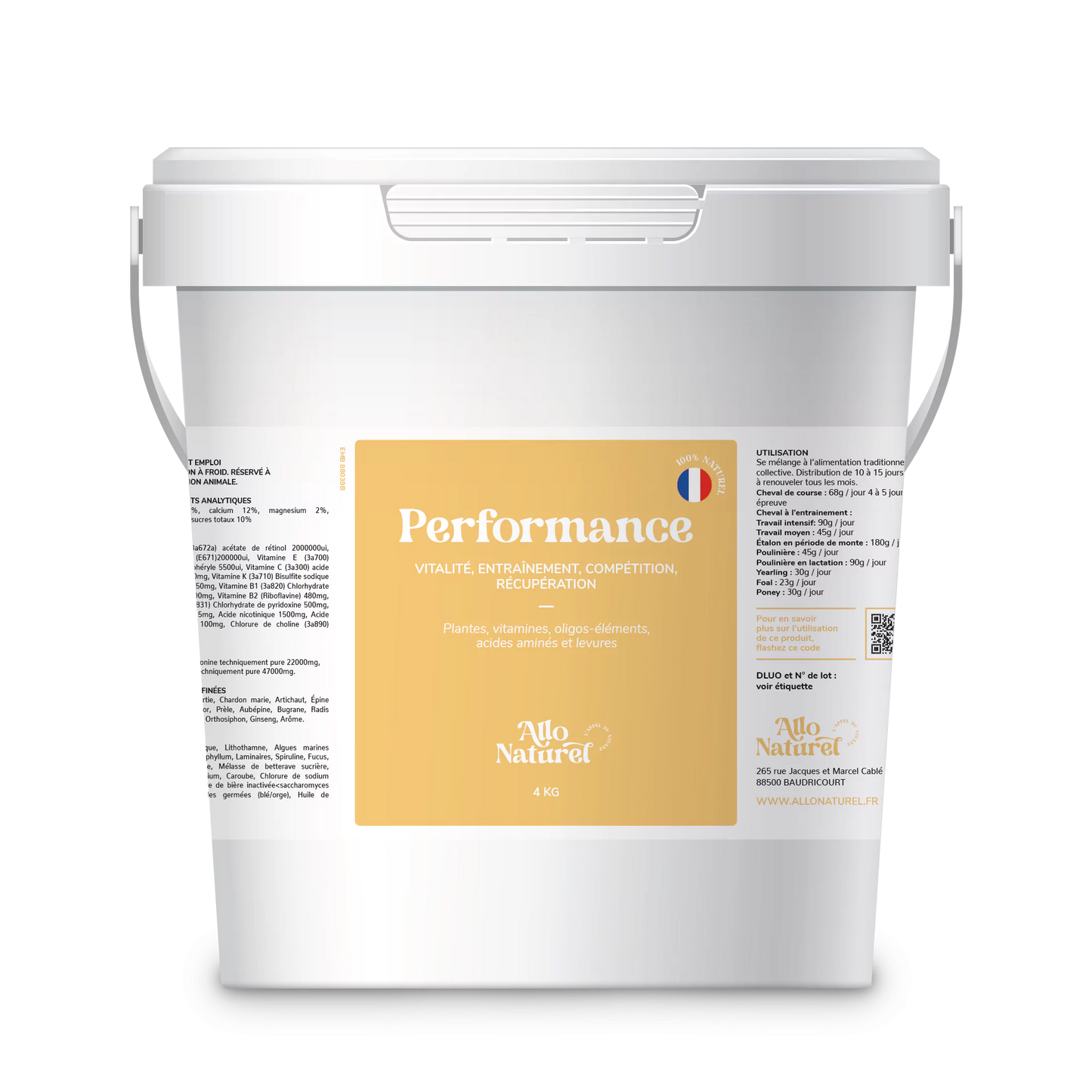 Performance - Vitalité, entraînement & récupération cheval | Allo Naturel