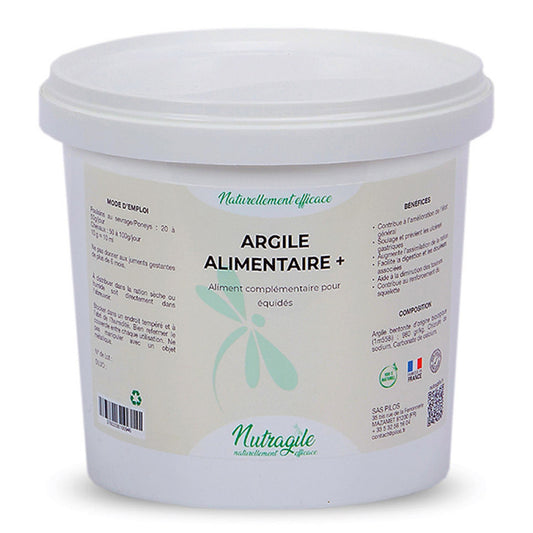 Argile Alimentaire+ Santé Digestive & Croissance Minérale | Nutragile