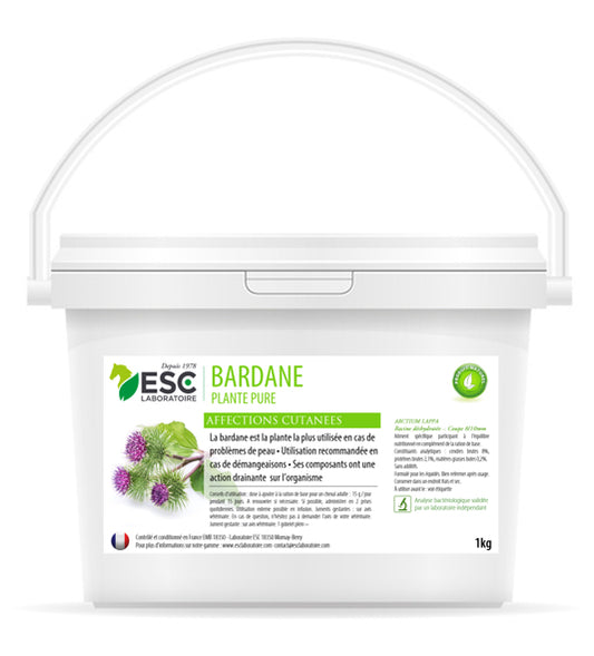Bardane Cheval ESC Laboratoire – Plante Détoxifiante pour Peau Sensible