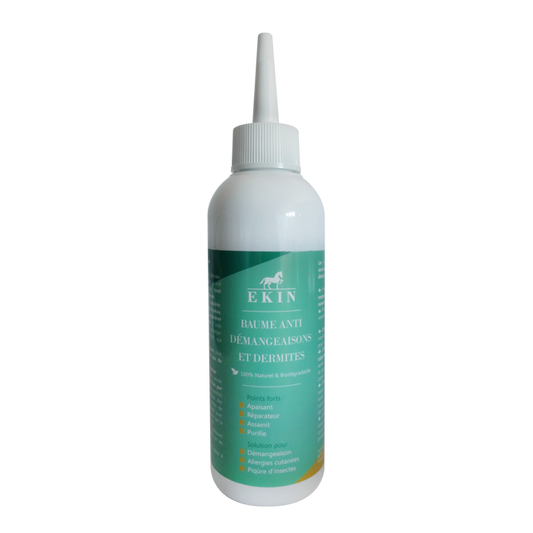 Baume Anti-Démangeaisons et Dermites EKIN – Apaise et Hydrate la Peau du Cheval