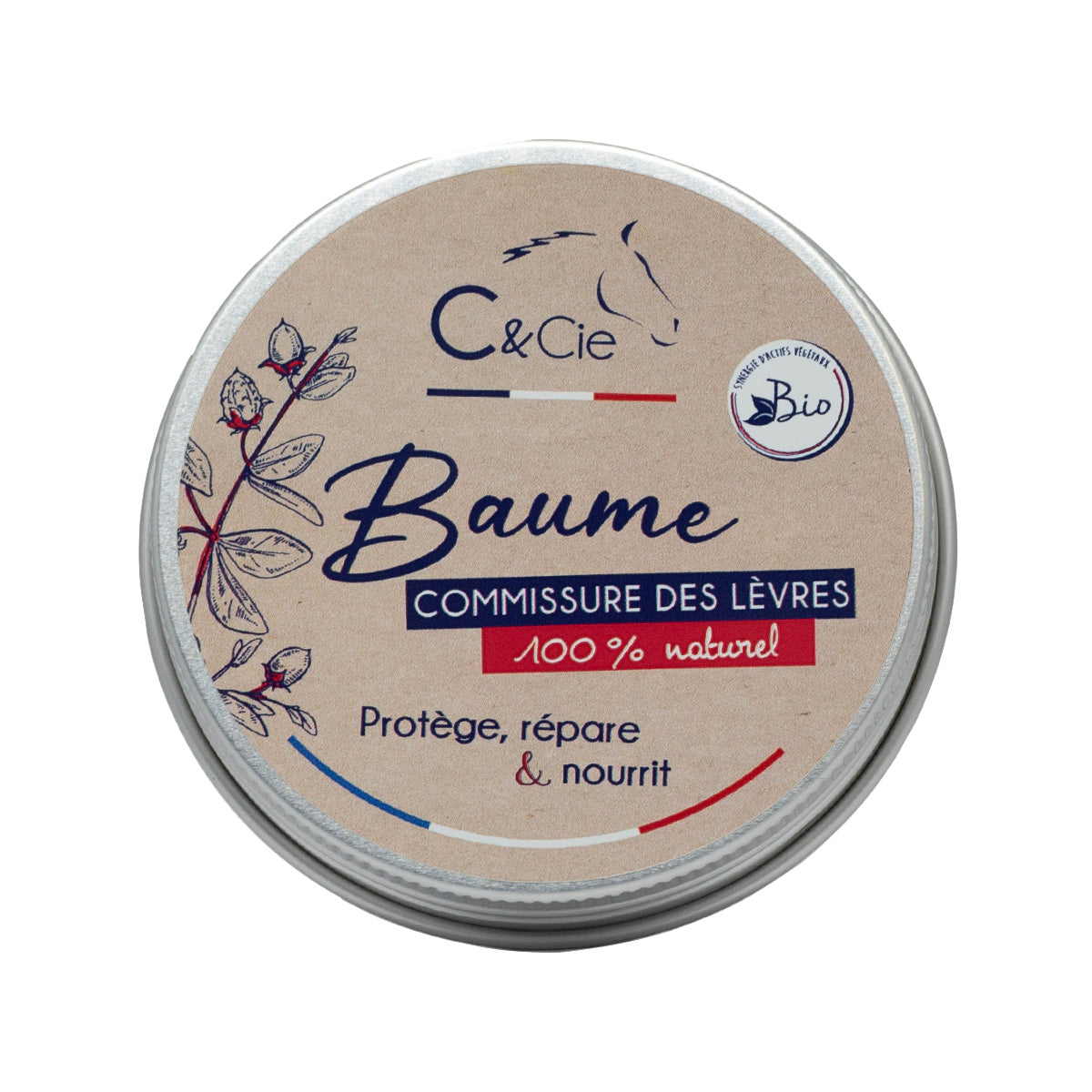 Baume Commissure des Lèvres C&cie – Soin Réparateur et Protecteur pour Chevaux