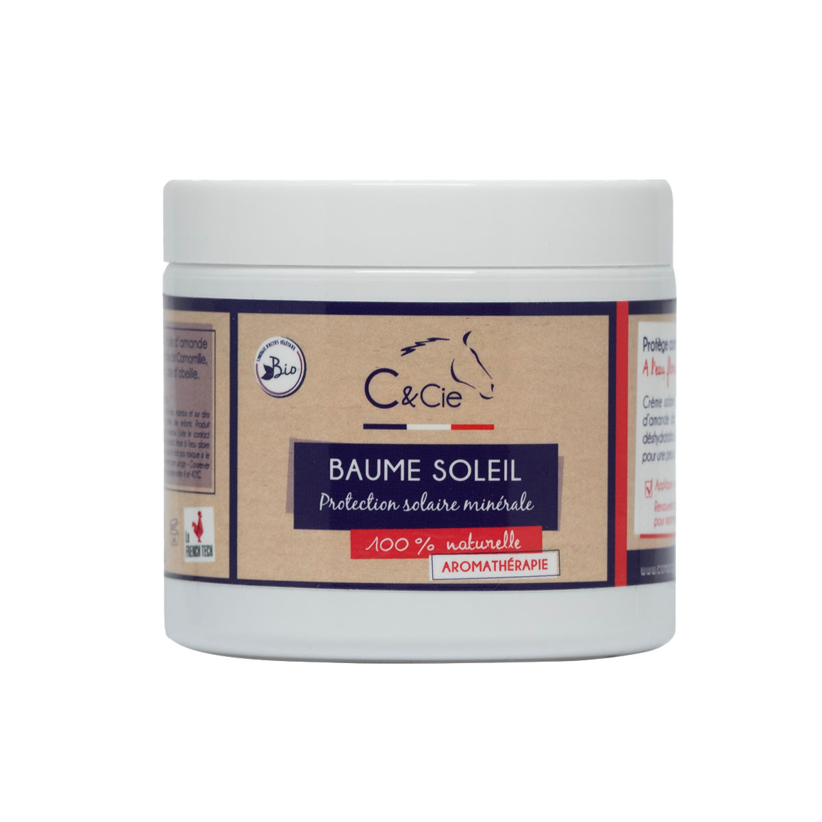 Baume Soleil C&cie – Crème Solaire Naturelle Cheval Protection UV