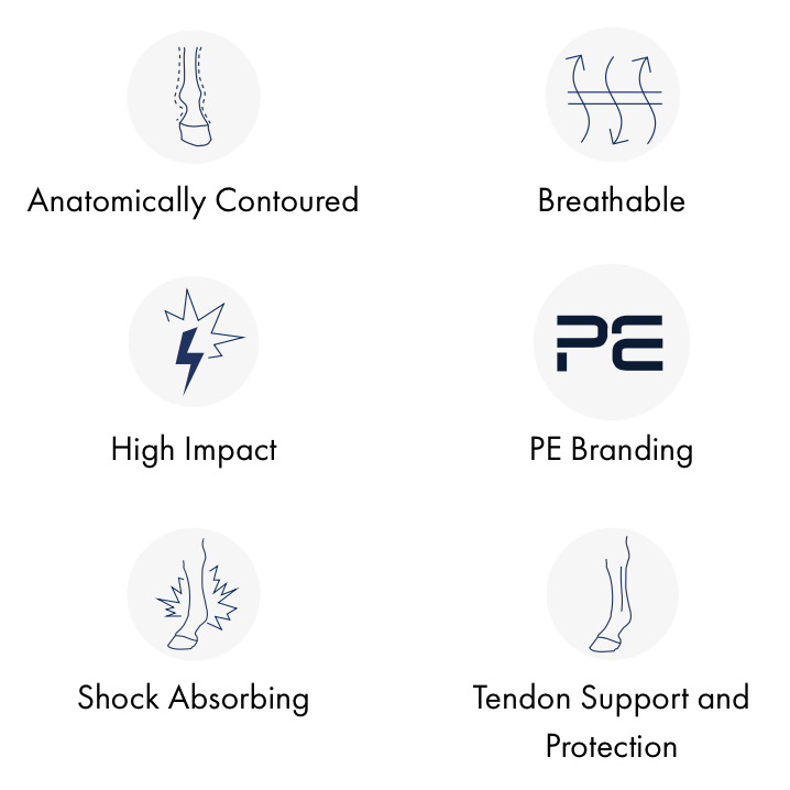 Guêtres de Dressage Premier Equine Techno Wool en Microfibre Cuir Carbone – Protection et Confort Supérieurs