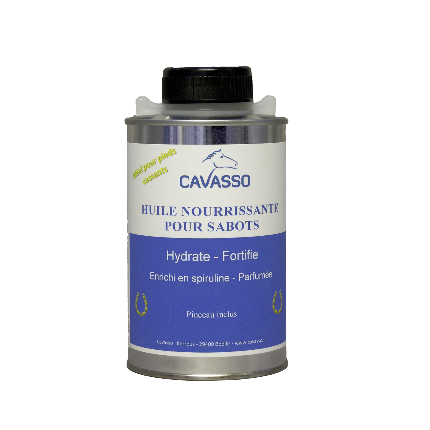 Huile Nourrissante pour Sabots Cavasso – Hydratation & Réparation Anti-Fissures