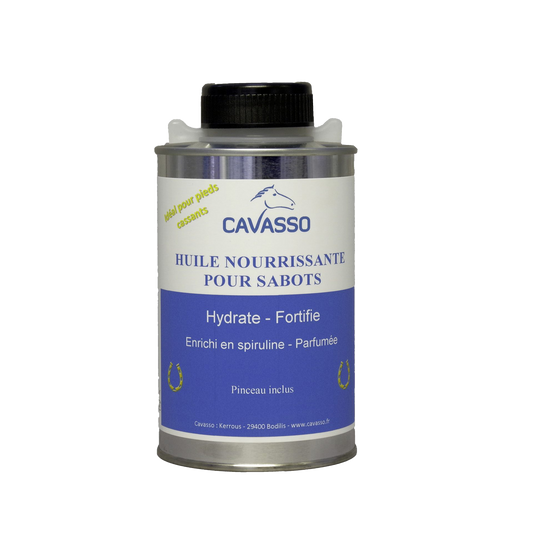 Huile Nourrissante pour Sabots Cavasso – Hydratation & Réparation Anti-Fissures