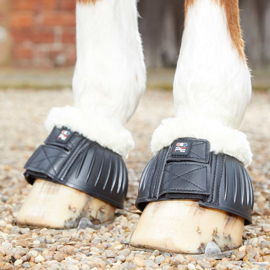 Cloches Techno Wool Rubber Premier Equine – Protection Naturelle et Confort