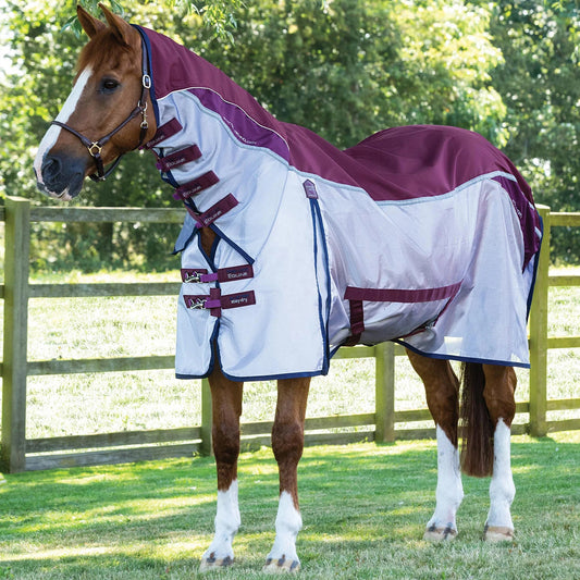 Couverture Anti-Mouches Premier Equine Buster Stay-Dry Super Lite – Protection imperméable, légère et respirante pour cheval