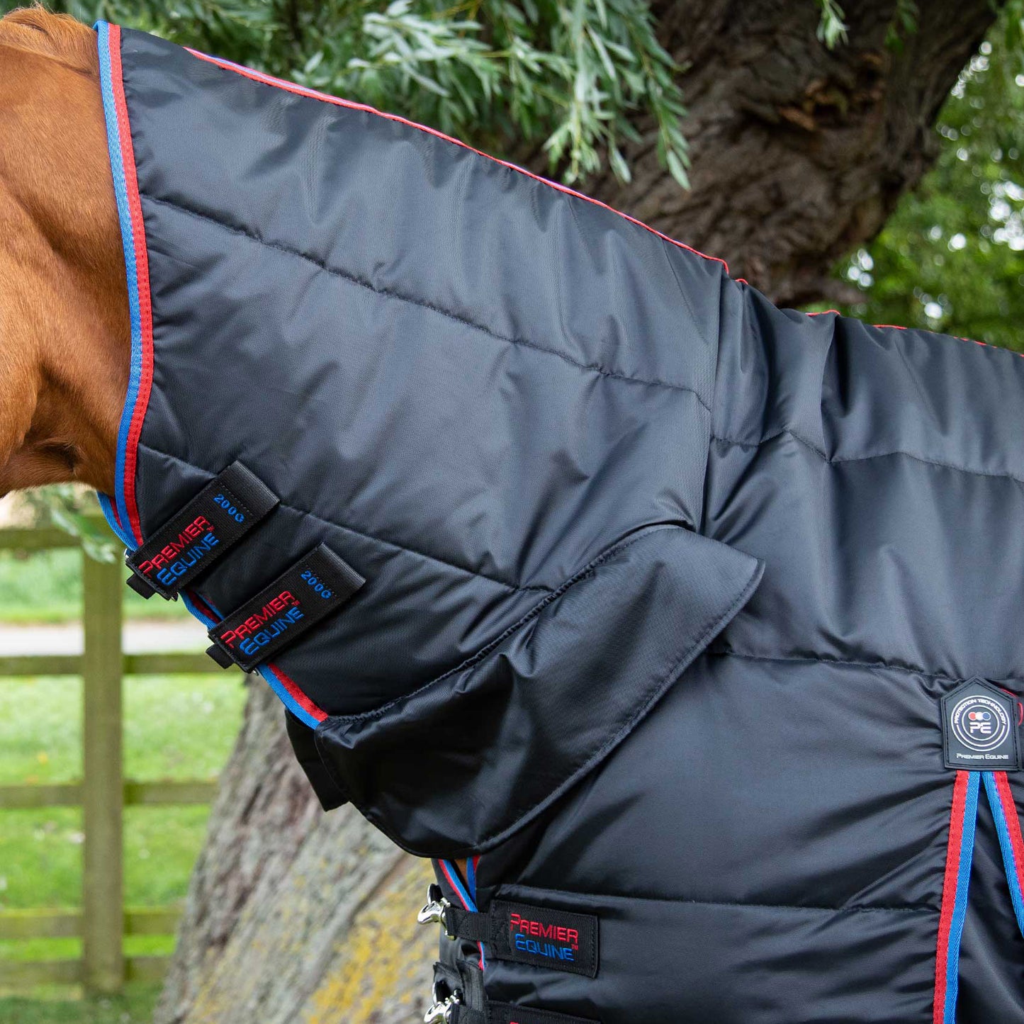Couverture d’Écurie Combo 200g avec Couvre-Cou | Premier Equine Polyester 420D