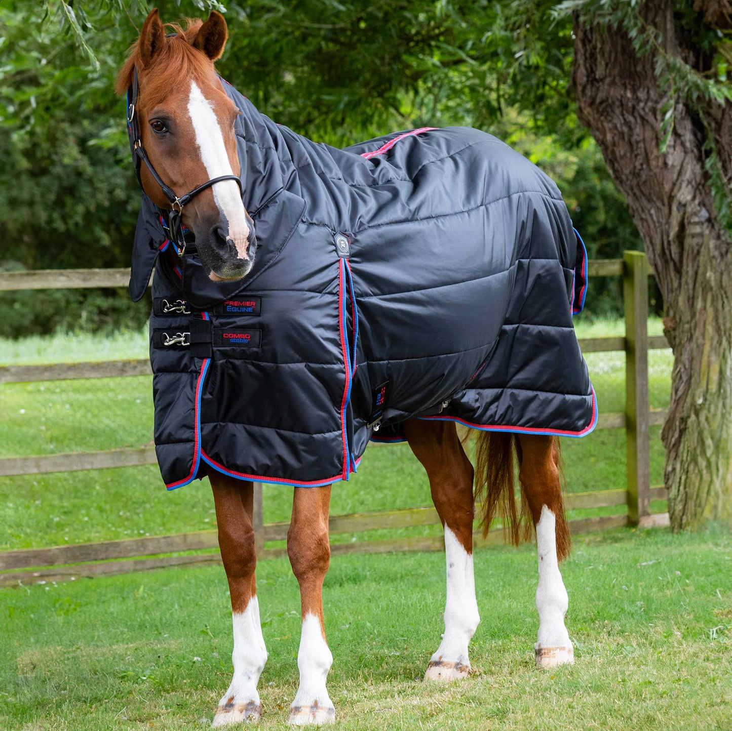 Couverture d’Écurie Combo 200g avec Couvre-Cou | Premier Equine Polyester 420D
