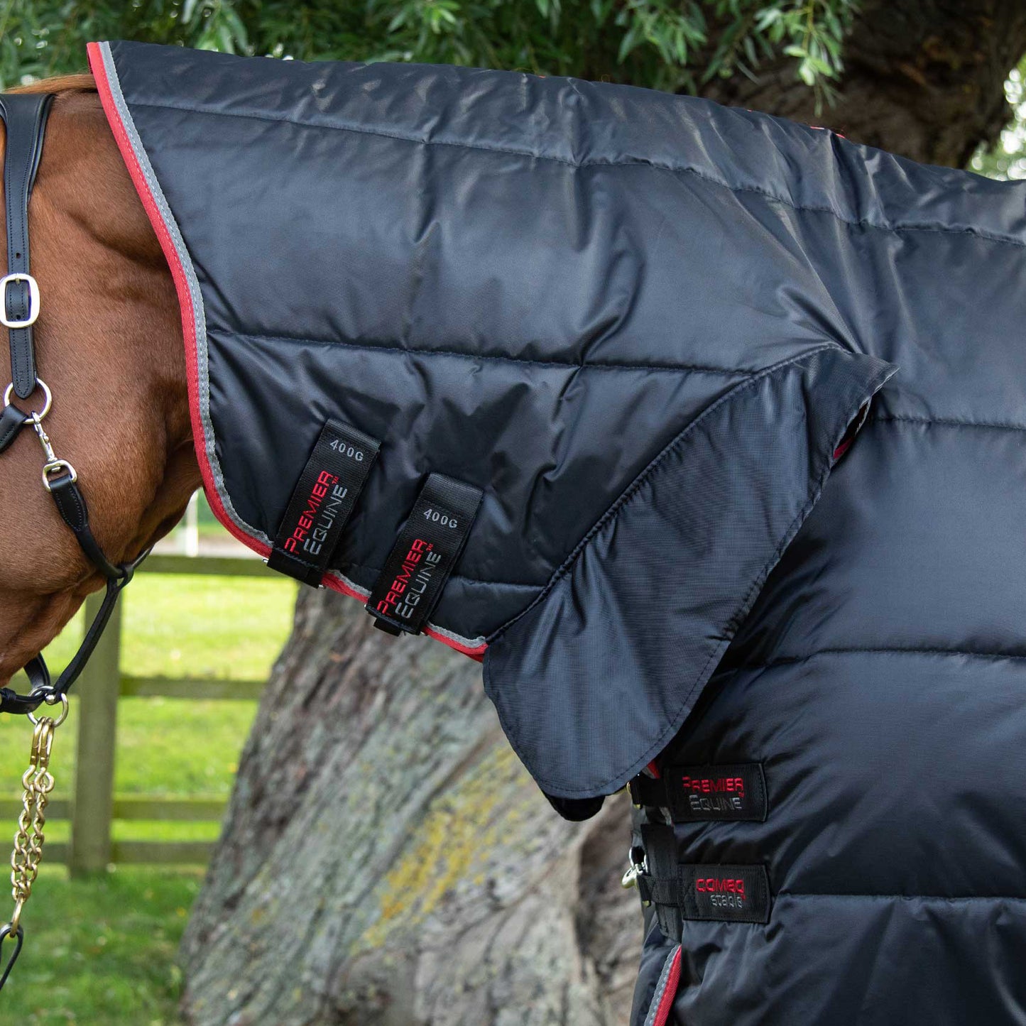 Couverture d’Écurie Combo 400g avec Couvre-Cou | Premier Equine Polyester 420D