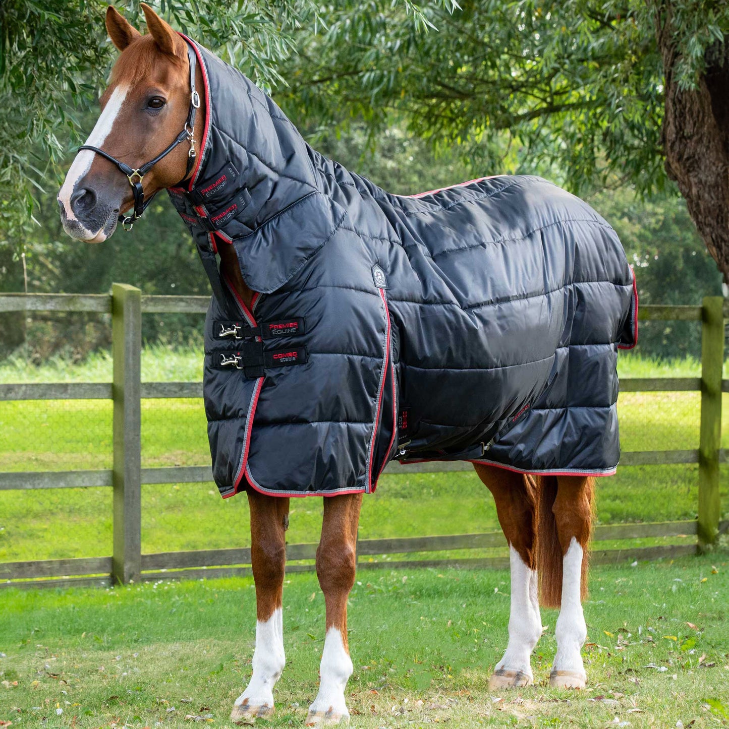 Couverture d’Écurie Combo 400g avec Couvre-Cou | Premier Equine Polyester 420D