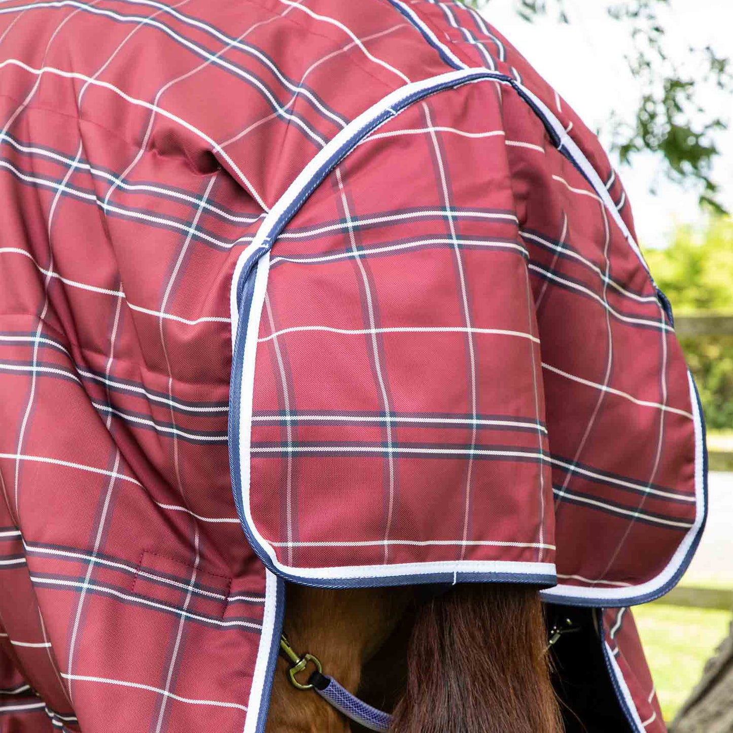 Couverture d’Écurie Domus 200g avec Couvre-Cou Intégré | Premier Equine Polypropylène 1200D