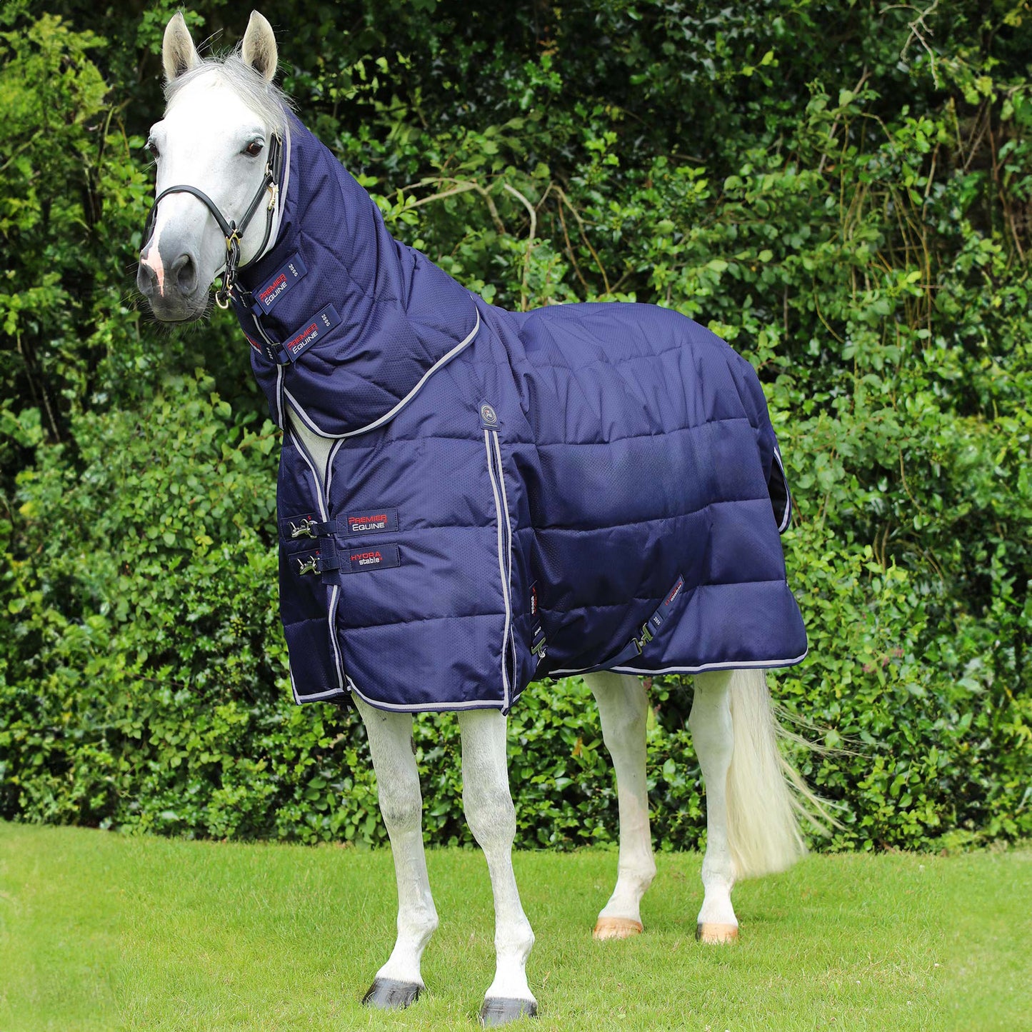 Couverture d’Écurie Hydra 200g avec Couvre Cou Amovible | Polyester 600D avec Revêtement Téflon Résistant