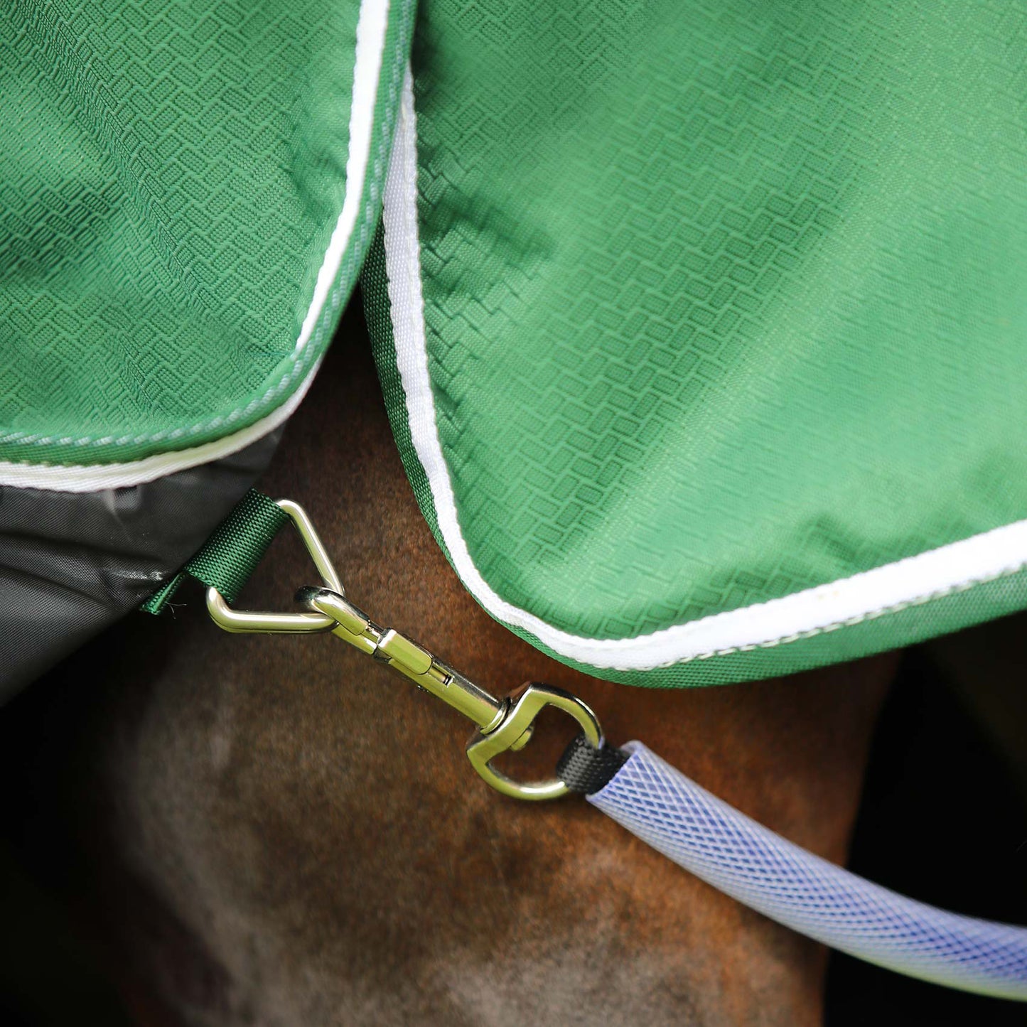 Couverture d’Écurie Hydra 200g avec Couvre Cou Amovible | Polyester 600D avec Revêtement Téflon Résistant