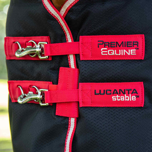 Couverture d’Écurie Lucanta 200g Demi Stable | Polyester 600D Respirant & Coussin de Garrot
