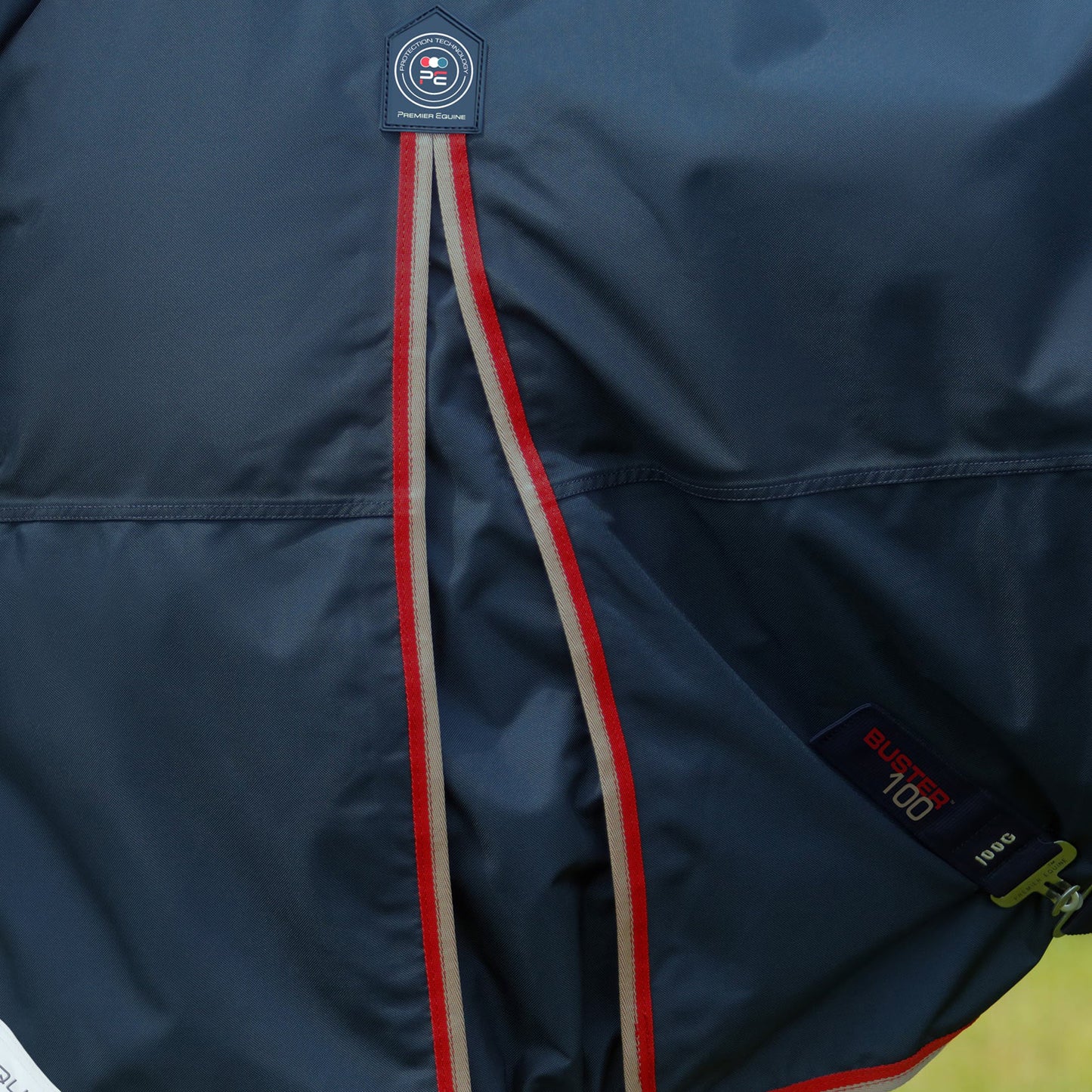 Couverture Buster 100g Imperméable Nylon Balistique 840D avec Couvre-Cou | Premier Equine