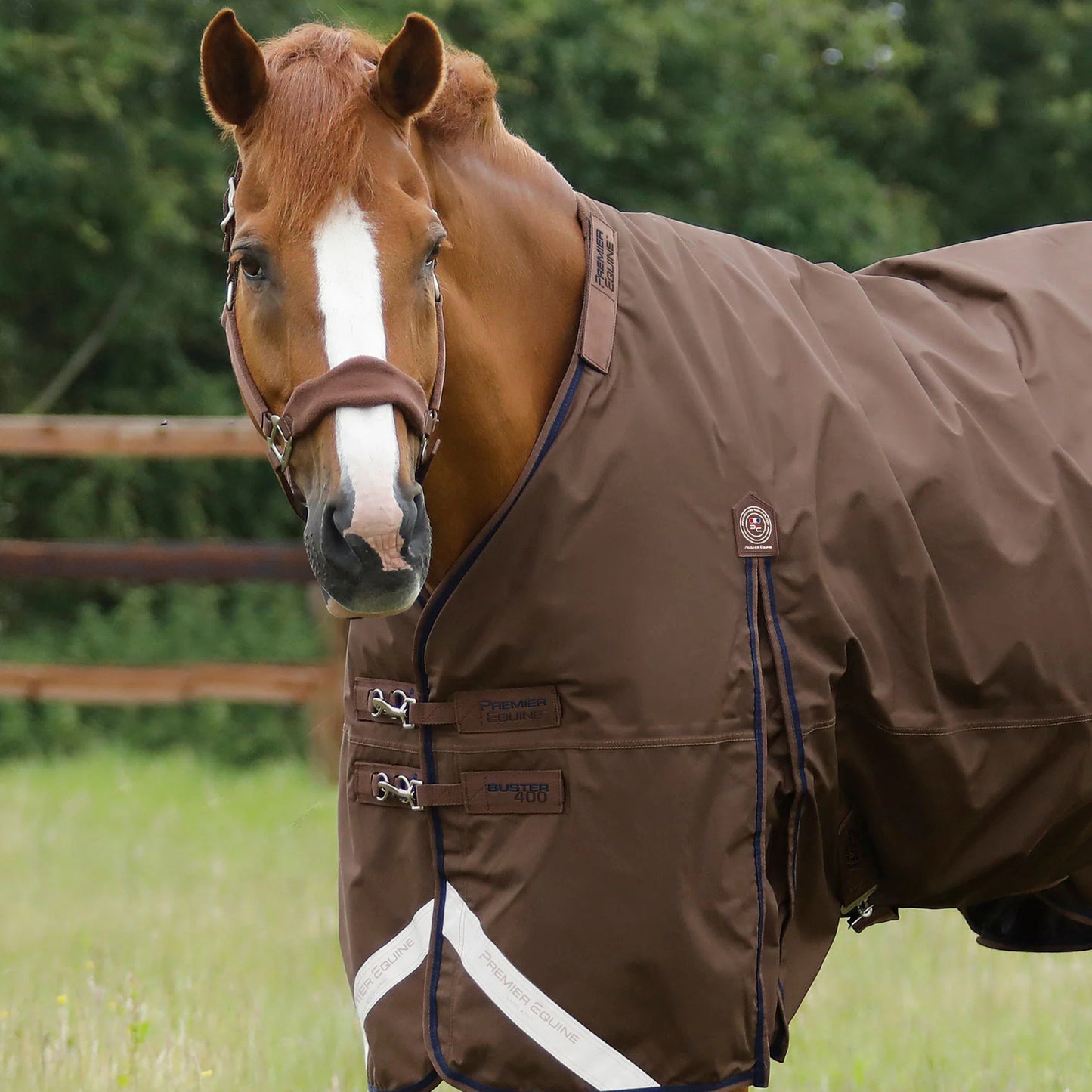 Couverture Buster 400g Imperméable Nylon 840D avec Couvre-Cou | Premier Equine