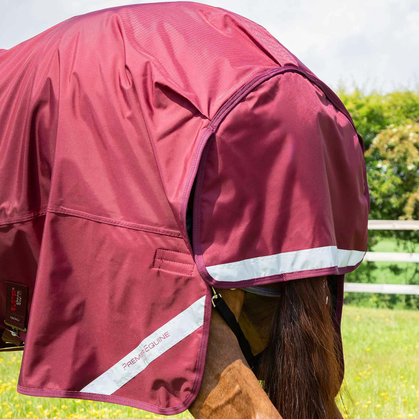 Couverture Buster Storm Classic 90g Imperméable Nylon Balistique 840D avec Couvre-Cou | Premier Equine