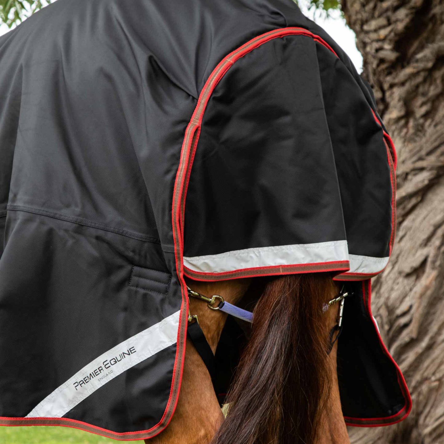 Couverture Titan 450g Premier Equine avec Couvre Cou - Protection Hivernale Ultime