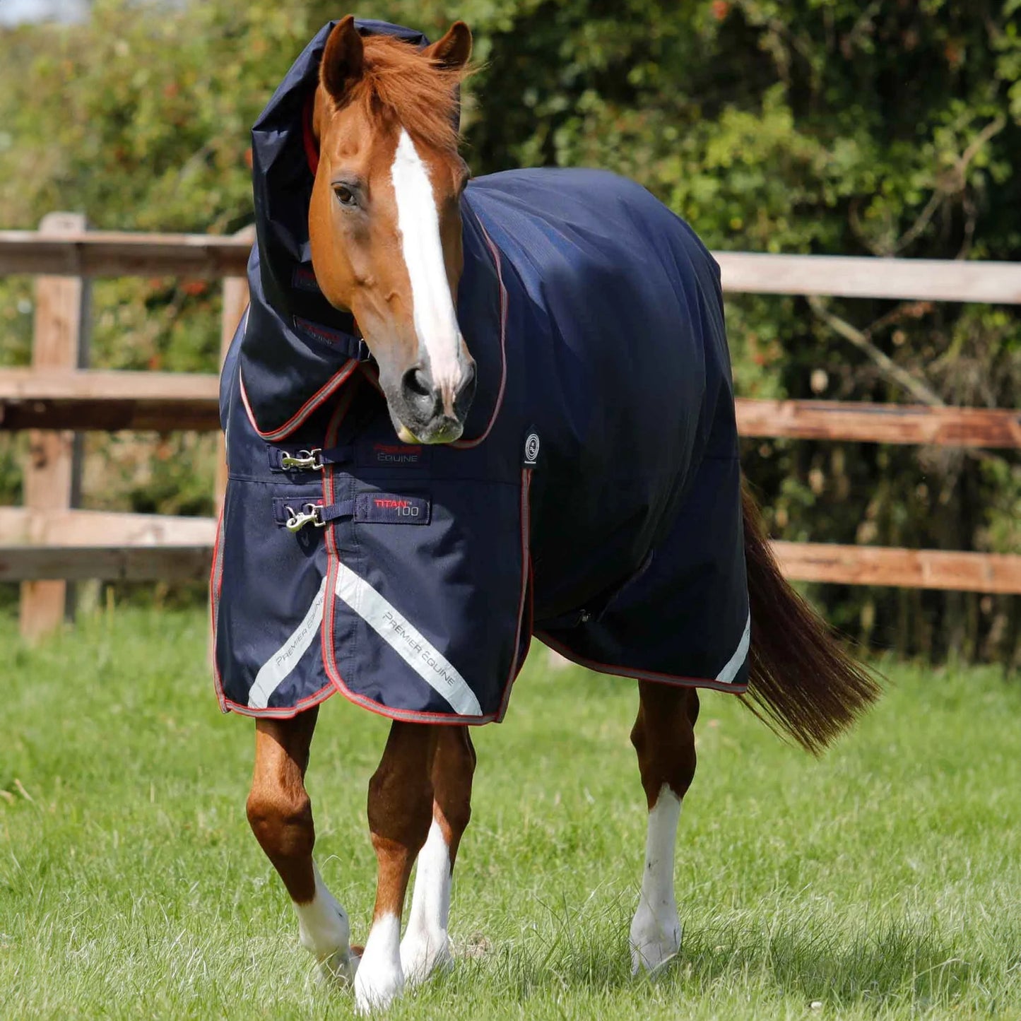 Couverture Titan Trio 4 en 1 Premier Equine – Système Modulaire Imperméable et Respirant